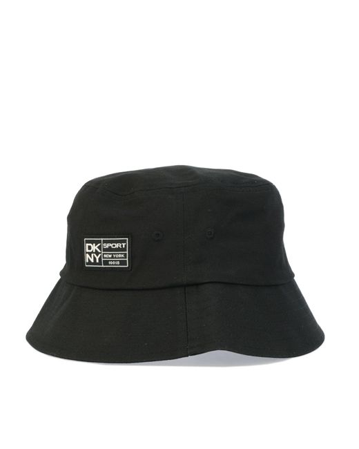 DKNY Black Marine Park Bucket Hat for men