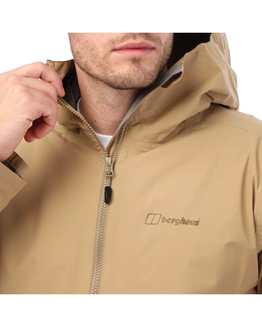Berghaus Brown Deluge Pro 2 Shell Jacket for men