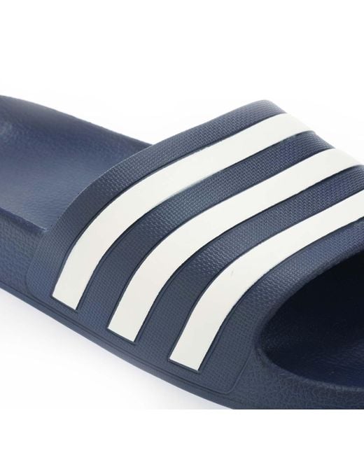 Adidas Blue Adilette Aqua Sandals In for men