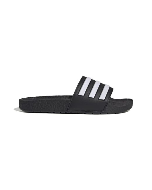 Adidas Black Adilette Boost Slide Sandals