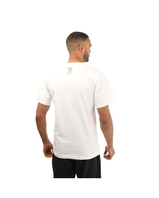 BBCICECREAM White Camo Arch Logo T-shirt for men