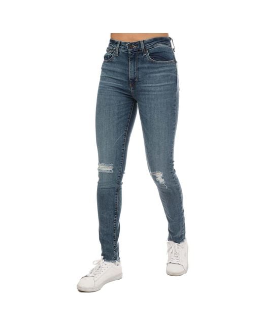 Levi's Blue 721 High Rise Skinny Jeans