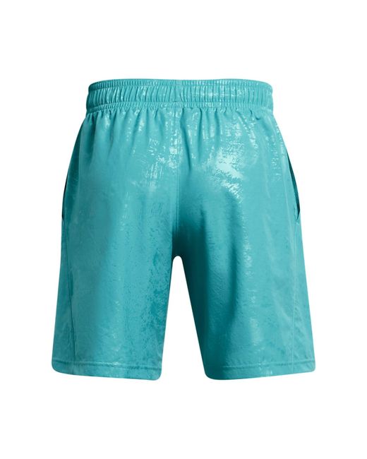 Under Armour Blue Tech Woven Emboshorts for men