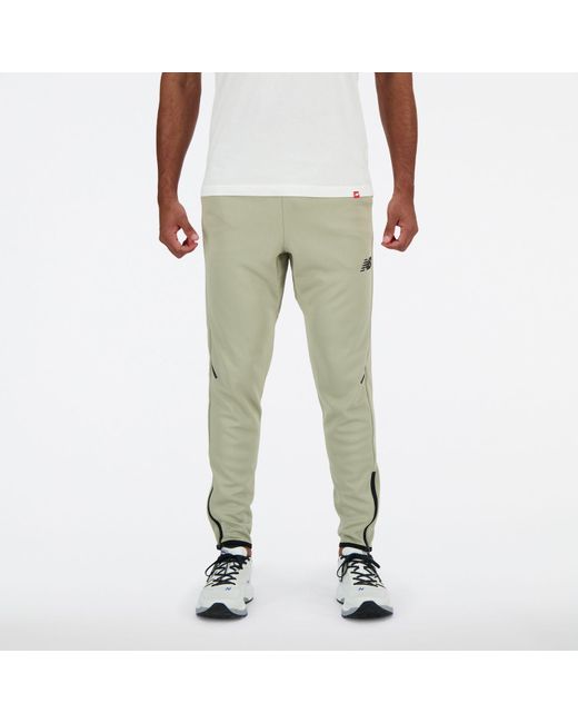 New Balance Green Tenacity Knit Training Pants for men