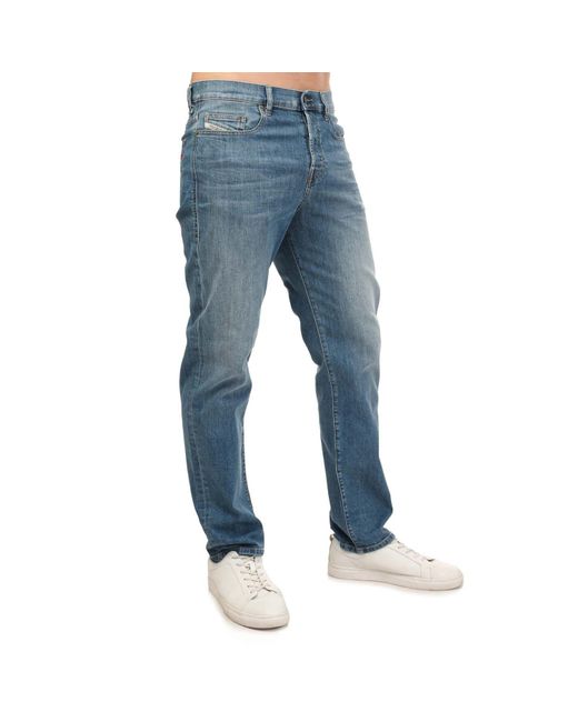 DIESEL Blue D-viker Straight Jeans for men