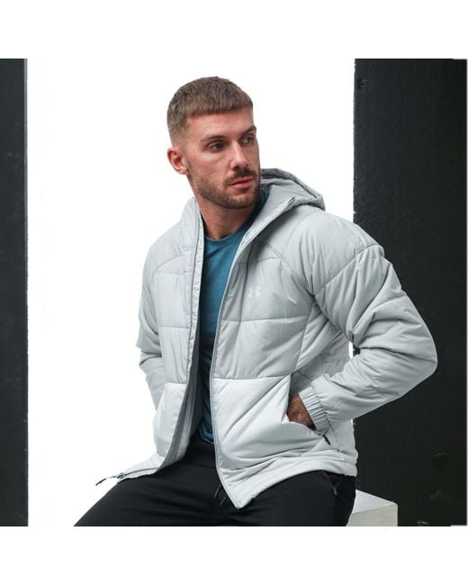 Under Armour Gray Ua Storm Insulate Lightweight Hooded Jacket for men