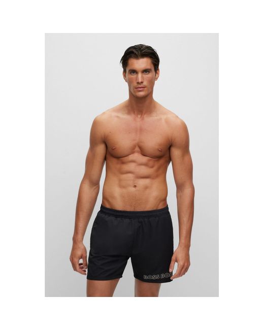 Boss Black Dolphin Swim Shorts for men