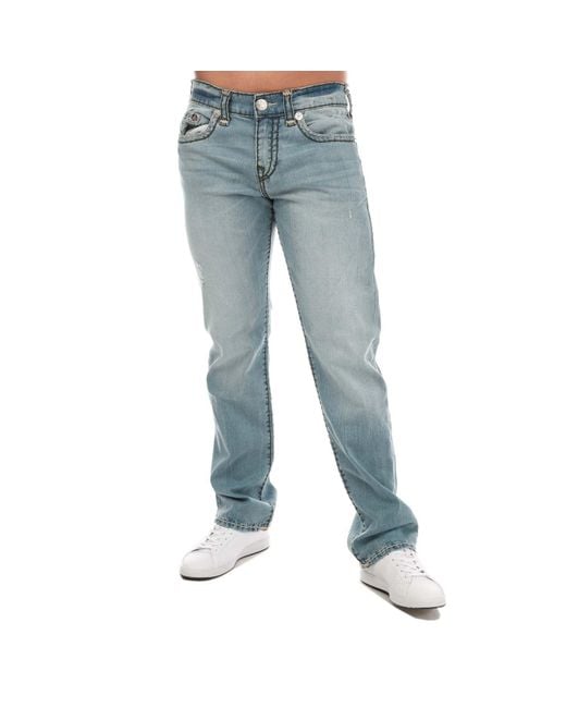 True Religion Blue Ricky Super T No Flap Jeans for men