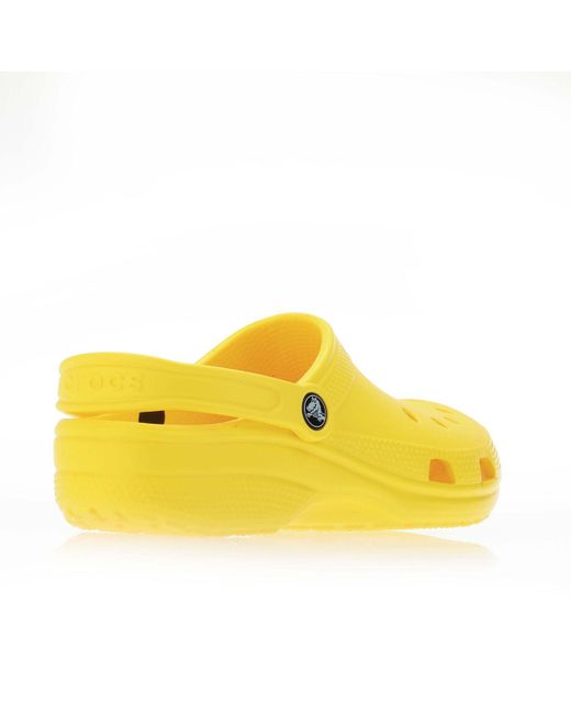 CROCSTM Yellow Adults Classic Clogs Shoe