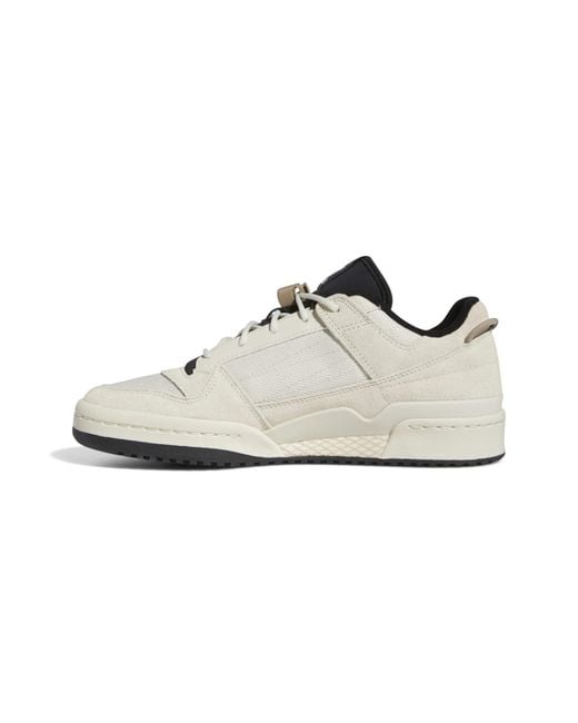 Adidas White Originals Forum Low Cl Shoes for men