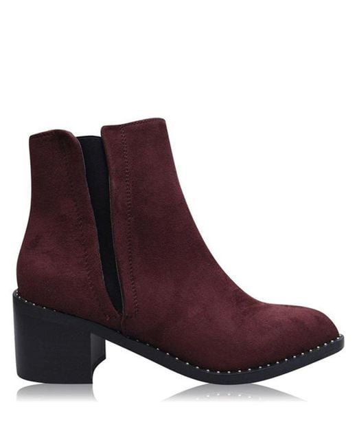 Call It Spring Purple Crareweth Heeled Boots