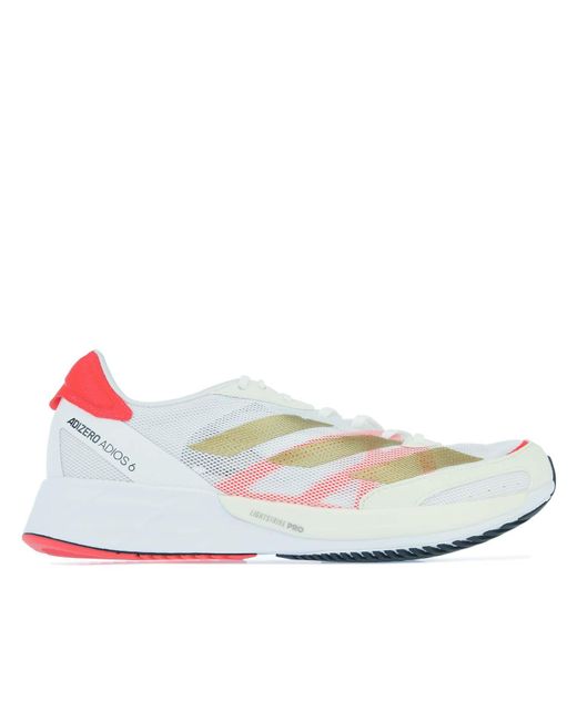 adidas Lace Adizero Adios 6 Tokyo Running Shoes in White Lyst UK
