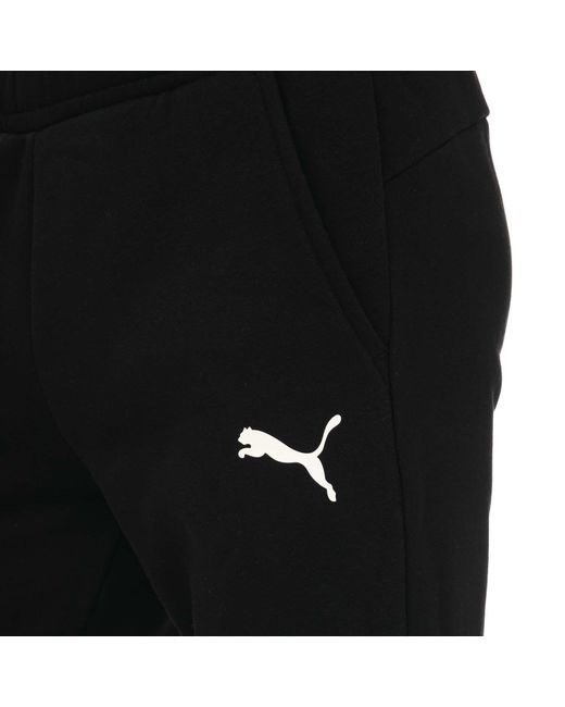 PUMA Black Essentials Logo Sweatpants for men
