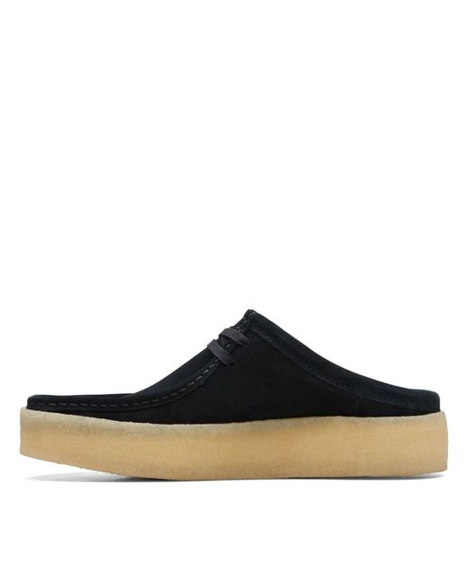 Clarks Blue Wallabee Cup Suede Shoes for men