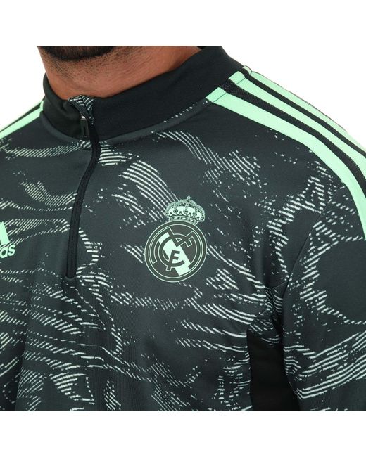 Adidas Green Real Madrid Condivo 22 Training Top for men