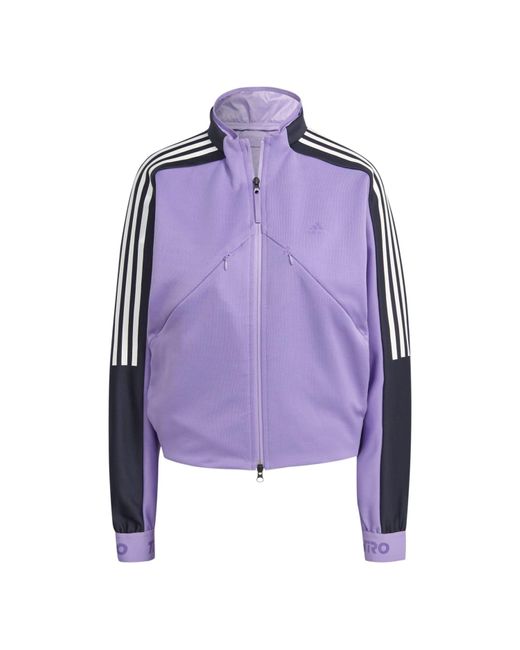 Adidas Purple Tiro Suit-up Advanced Track Top