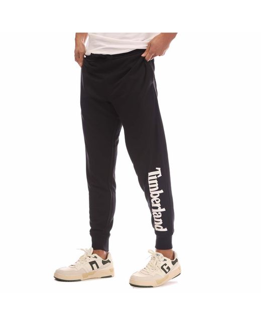 Timberland Black Northwood Logo Sweatpants for men