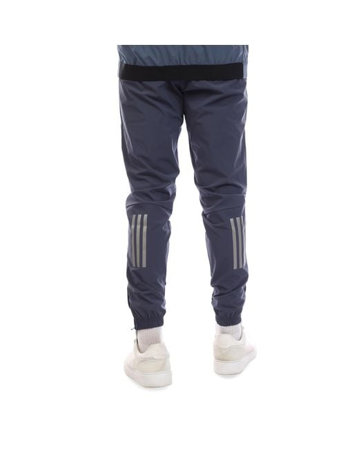 Adidas Blue Climacool Woven Track Pants for men