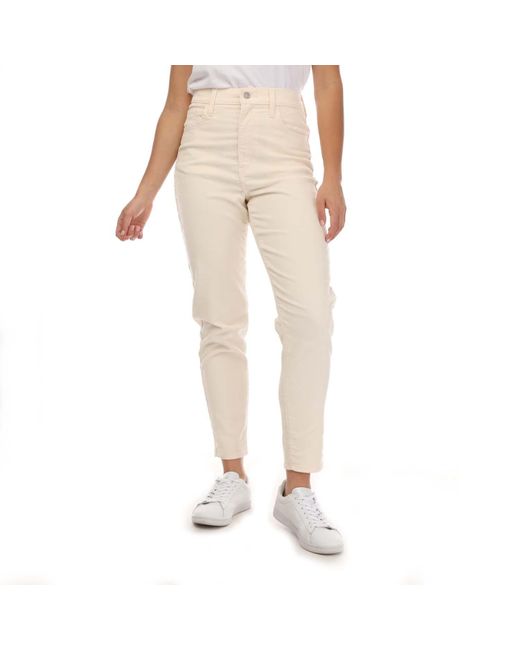 Levi's Natural High Waisted Mom Corduroy Jeans