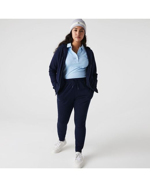 Lacoste Blue Lightweight Fleece Jogging Pants