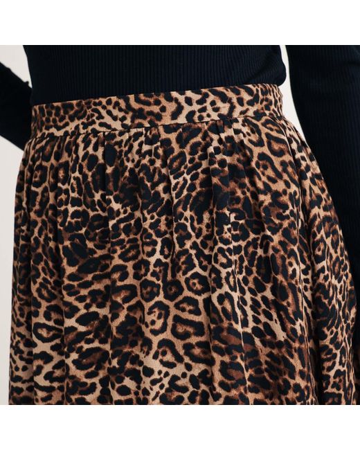Nobody's Child Brown Nobodys Leopard Print Maxi Skirt
