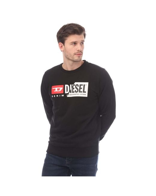 DIESEL Black S-girk Cuty Felpa Hoodie for men