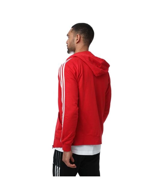 Adidas Red Arsenal 2022/23 Dna Hooded Jacket for men