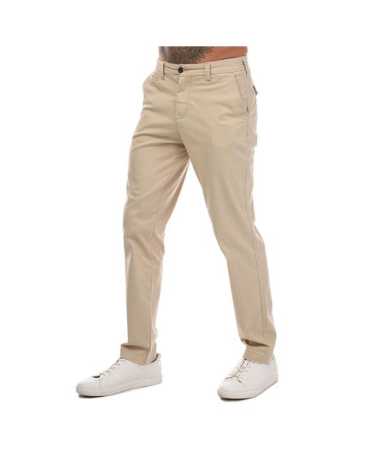 Lyle & Scott Natural Straight Fit Chino Trousers for men