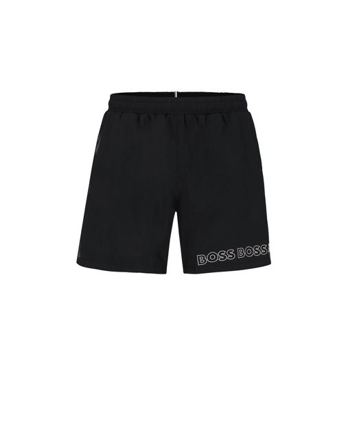 Boss Black Dolphin Swim Shorts for men