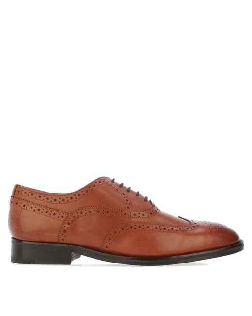 Ted Baker Brown Amai Formal Leather Brogue Shoe for men
