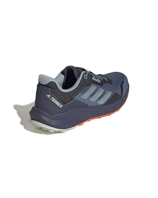 Adidas Blue Terex Trail Rider Running Shoes for men