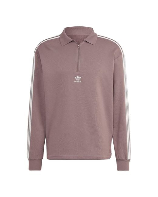Adidas pique crewneck best sale