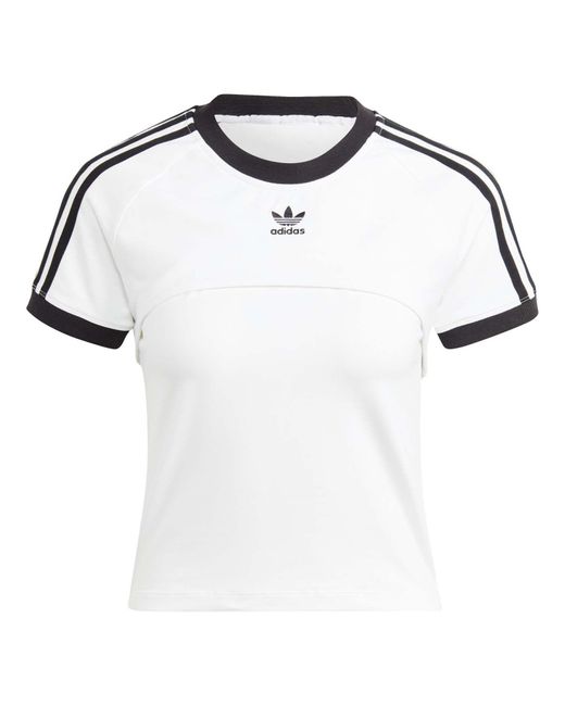 Adidas Originals White Always Original 2-in-1 T-shirt