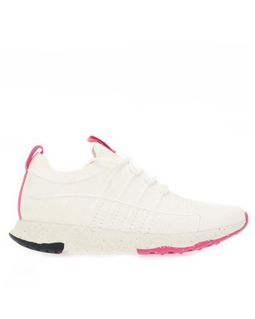 Fitflop Pink Womenss Fit Flop Vitamin Ff E01 Knit Sports Trainers
