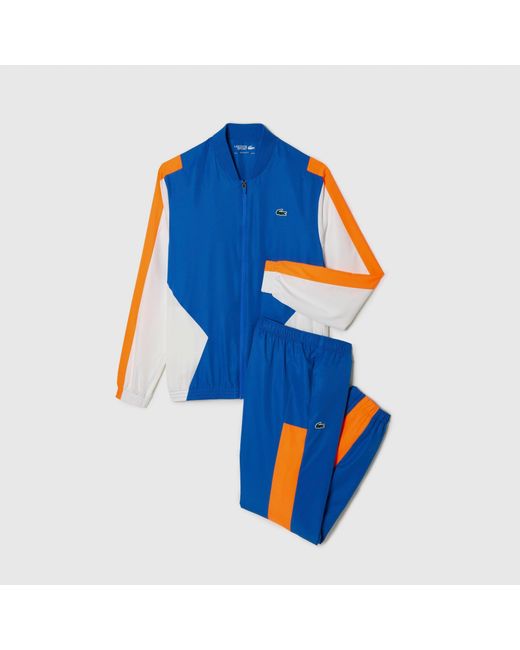 Lacoste Blue Colour-Block Tracksuit for men