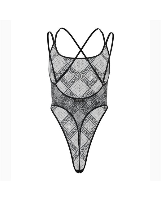 DIESEL Gray Ufby-Brita Body Suit
