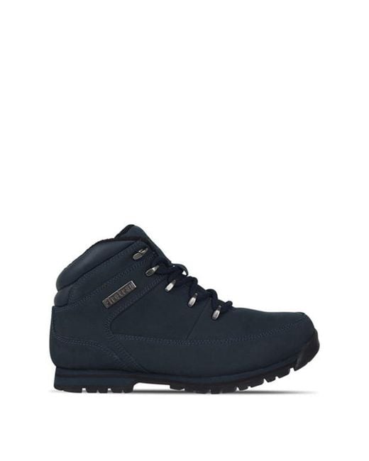Firetrap Blue Rhino Lace Up Rugged Nubuck Leather Boots for men
