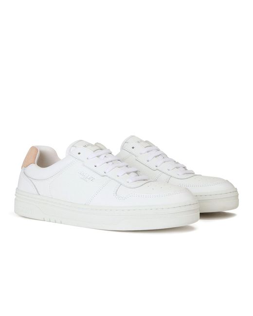 Mallet White Bentham Court Trainers Size 4