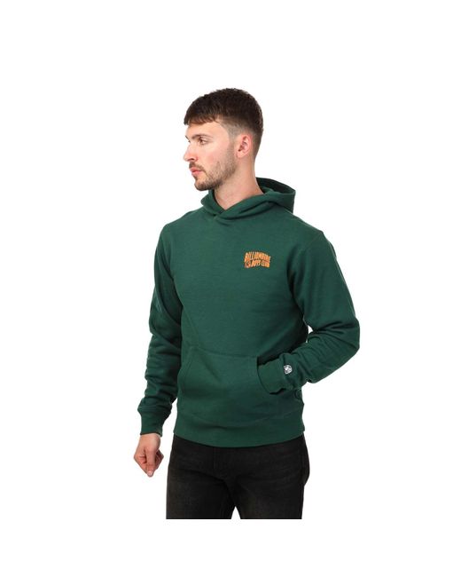 BBCICECREAM Green Small Arch Logo Pullover Hoodie for men