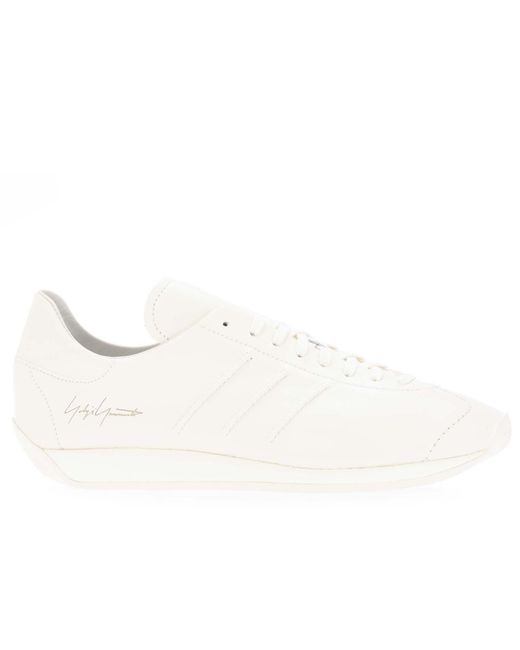 Y-3 White Unisex Country Trainers