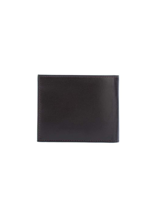 Ted Baker Black Halfan Colour Internal Bifold Wallet for men