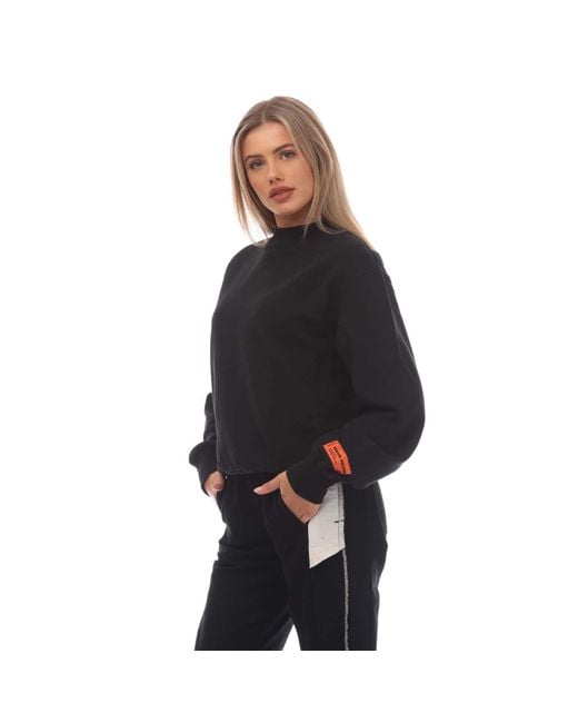 Heron Preston Black Ex-ray Recycled Crewneck Sweatshirt