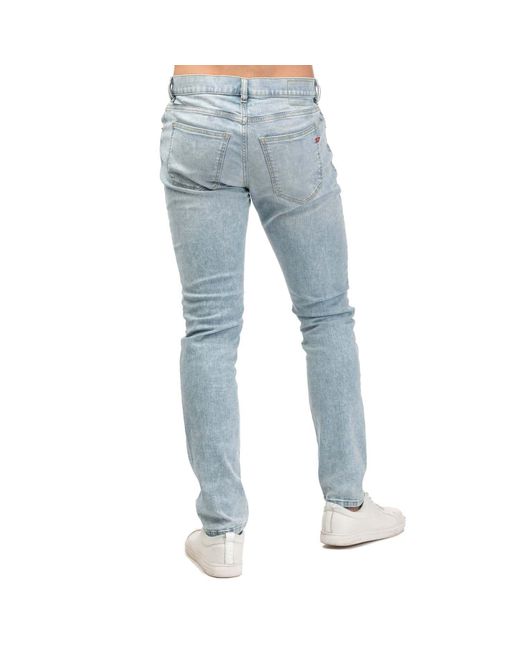 DIESEL Blue D-strukt Slim Jeans for men