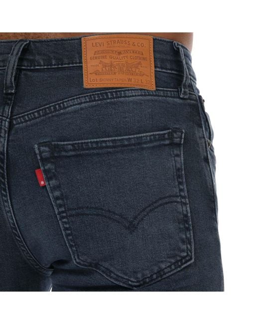 Levi's Blue Skinny Ocean Pewter Taper Jeans for men