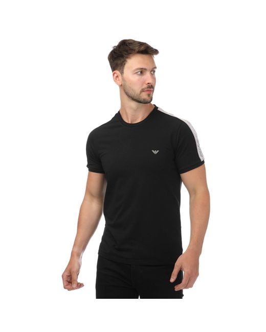 Emporio Armani Black Loungewear T-Shirt for men