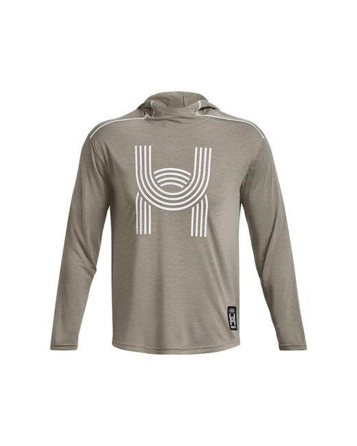 Under Armour Gray Ua Run Everywhere Hoody for men