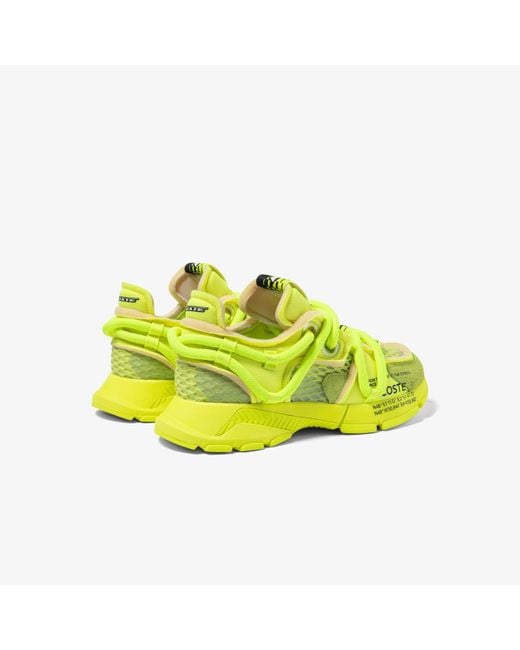 Lacoste Yellow L003 Active Trainers for men