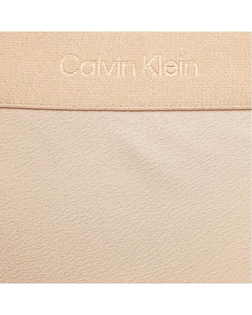Calvin Klein Natural Slim Crepe Midi Skirt