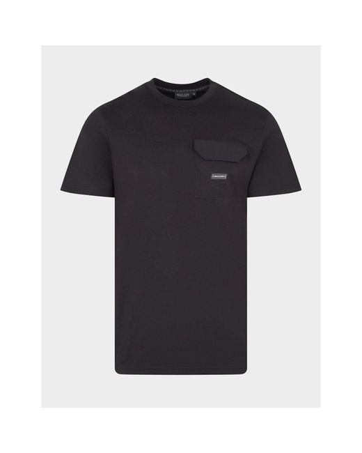 Mallet Black Utility Pocket Organic T-shirt for men