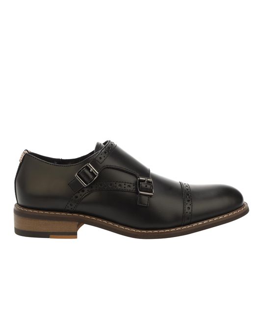 Firetrap Black Rosenberg 72 Brogues Size 8 for men